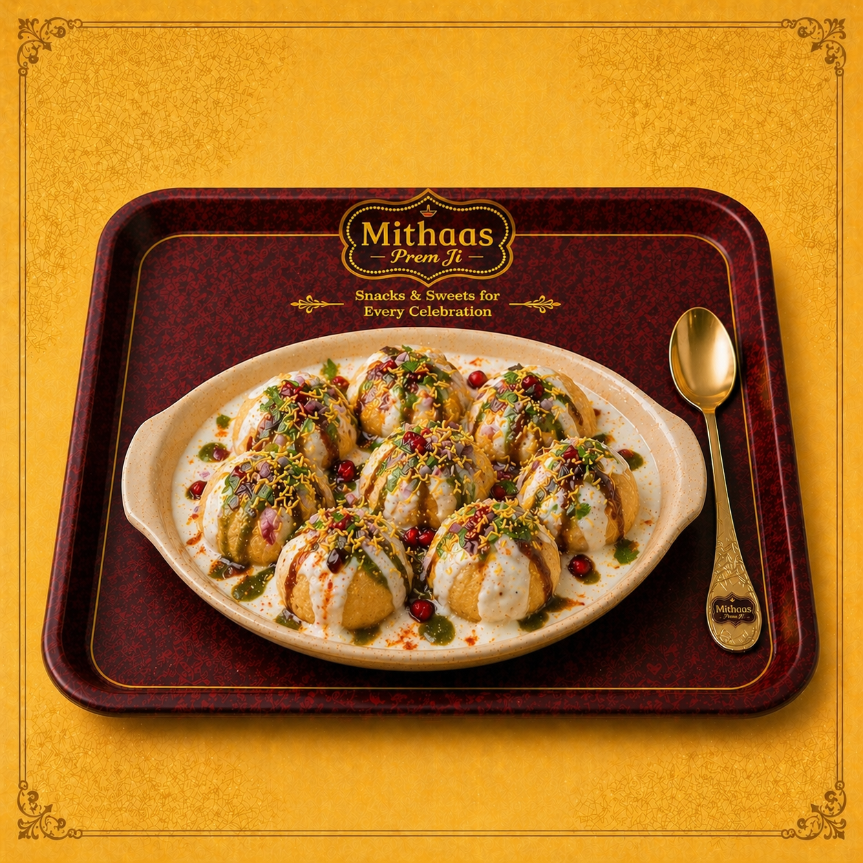 Dahi Chatni Golgappe
